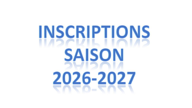 Inscriptions 2026-2027